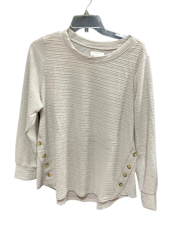 Long sleeve shirt Top Long Sleeve Basic By New York Laundry In Grey, Size: L