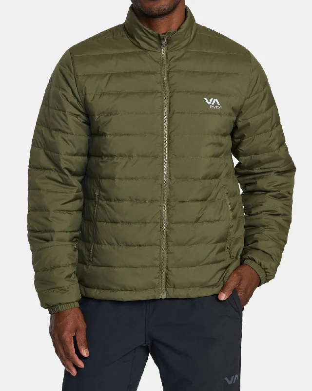 Premium Packable Puffa Jacket - Army