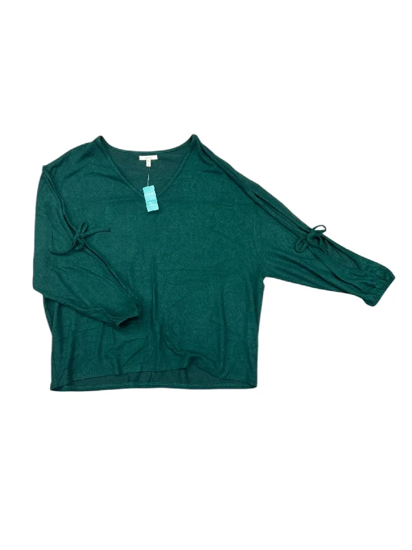 Stretch long sleeve Top Long Sleeve By Maurices In Green, Size: Xl