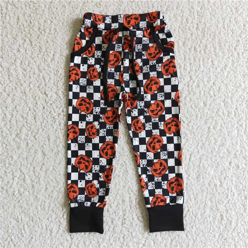 Tartan pants boys Halloween Long Pants P0025