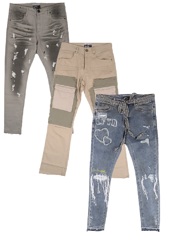 Tartan pants LIFTED ANCHOR ASSORTED JEANS MULTI - LAJNS12424