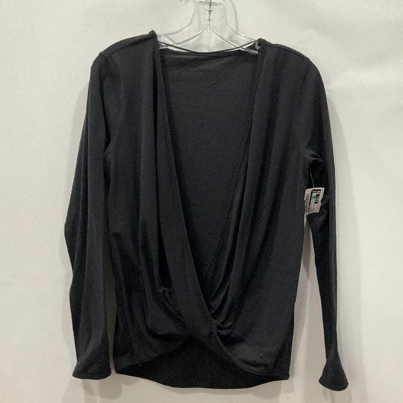 Organic cotton Athletic Top Long Sleeve Crewneck By Lululemon In Black, Size: 8