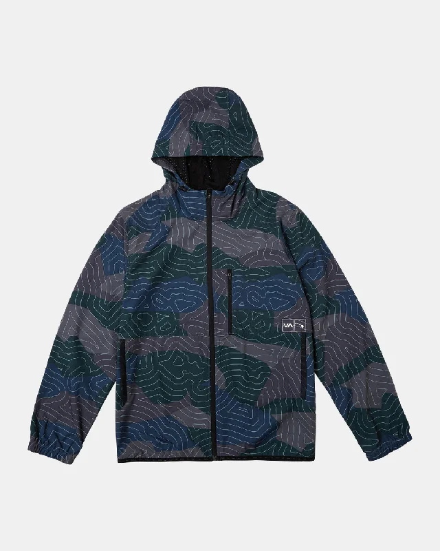 Rugged Hawaii Yogger Hooded Fleece - Hawaii Topo Camo