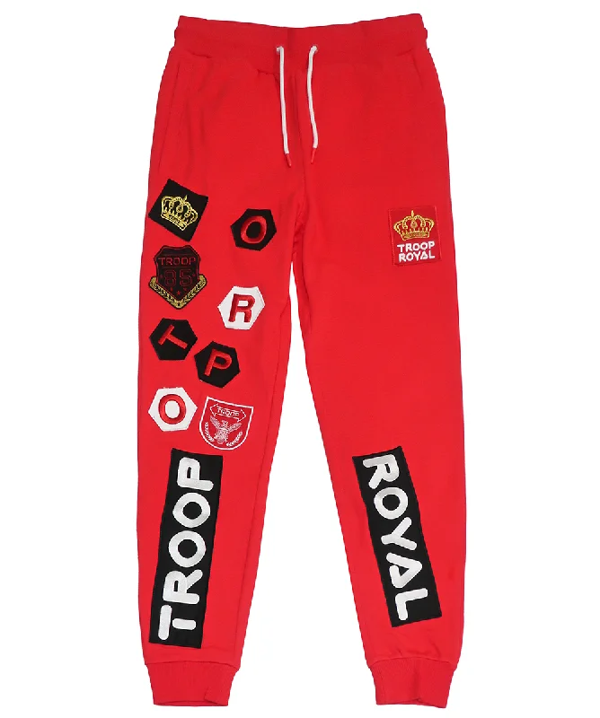 Eco-friendly pants TROOP ROYAL SWEATPANT JOGGERS RED - TP832382