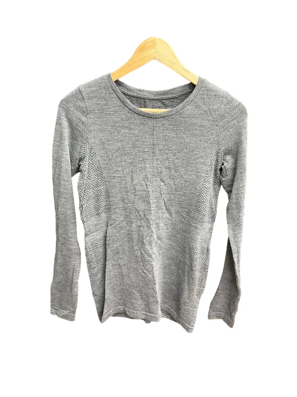 Loose fit top Grey Athletic Top Long Sleeve Crewneck The North Face, Size M