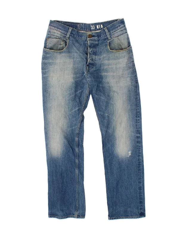 Bootcut G-STAR Mens Straight Jeans W32 L30 Blue