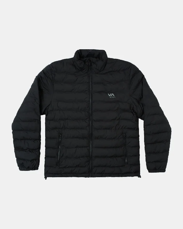 Parka-inspired Packable Puffa Jacket - Black 2