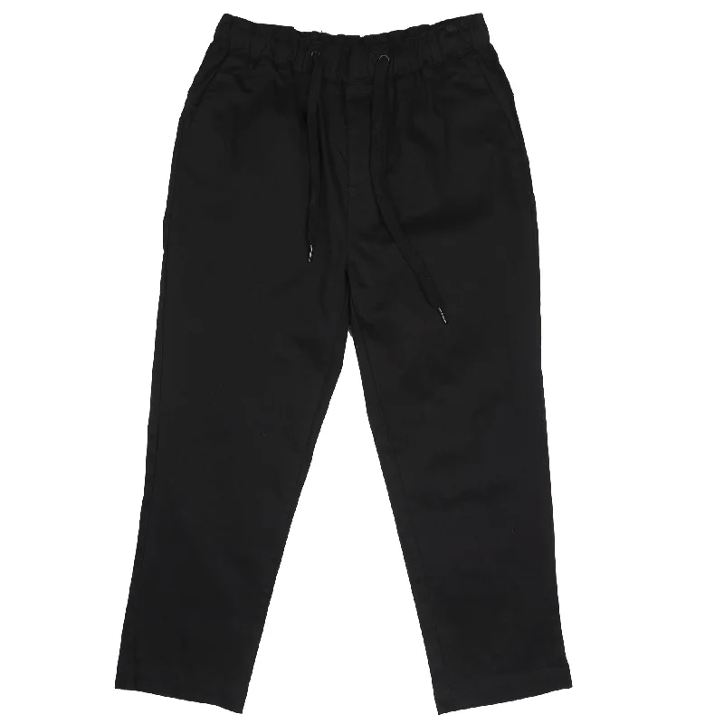 Button-front pants RIFLESSI CHINO PANTS MENS BLACK - MJP13