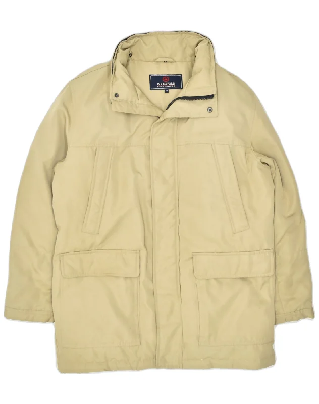 Cozy-layer IVY OXFORD Mens Padded Jacket IT 52 XL Beige Polyester