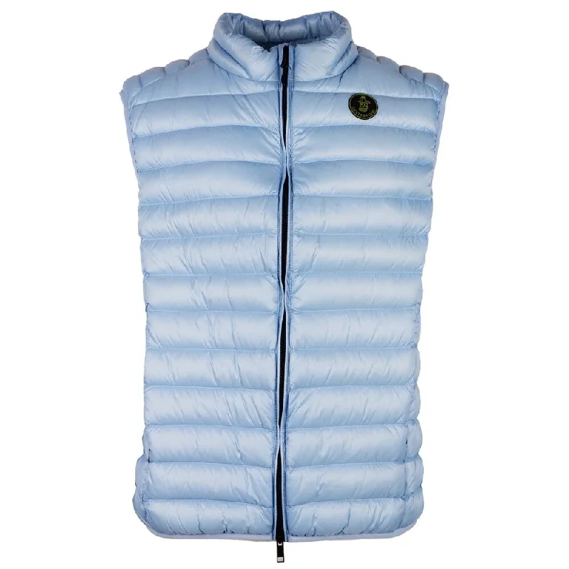 Water-resistant Centogrammi Light Blue Nylon Men Men's Vest