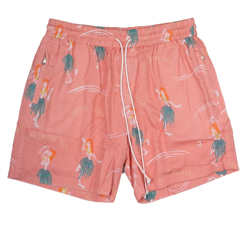 Stretchy jeans LIFTED ANCHOR BOARD SHORTS SALMON - LASM121-34