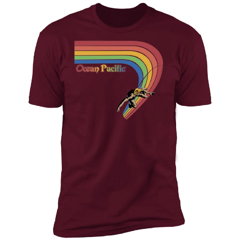 Pinstripe Rainbow Rider 22 Short Sleeve Tee