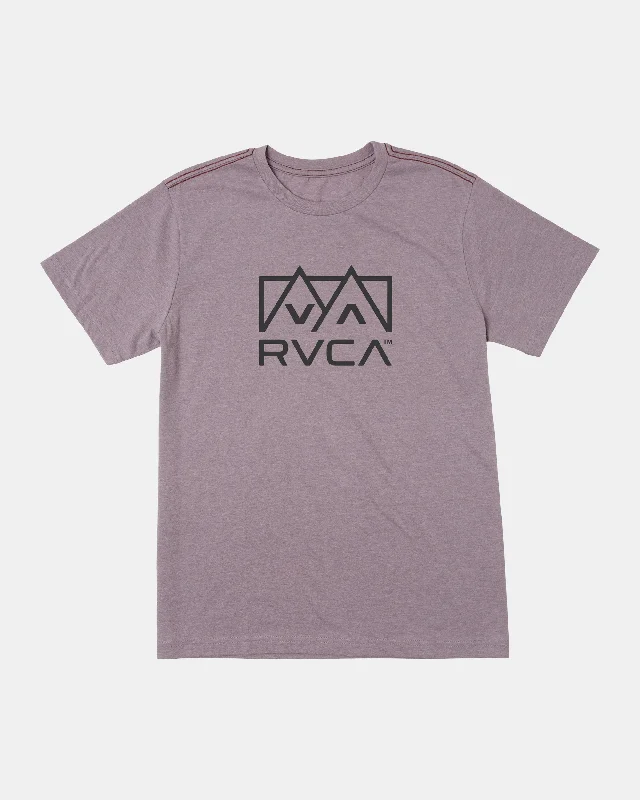 Slim-shouldered Peaks Tee - Gray Ridge