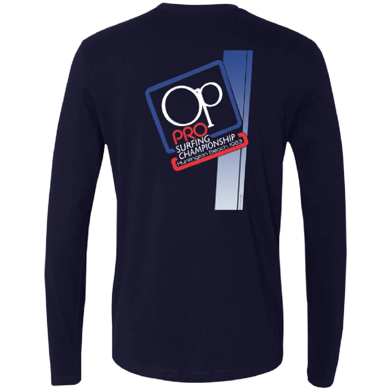 Two-tone OP Pro 1983 Flip Print Long Sleeve Tee