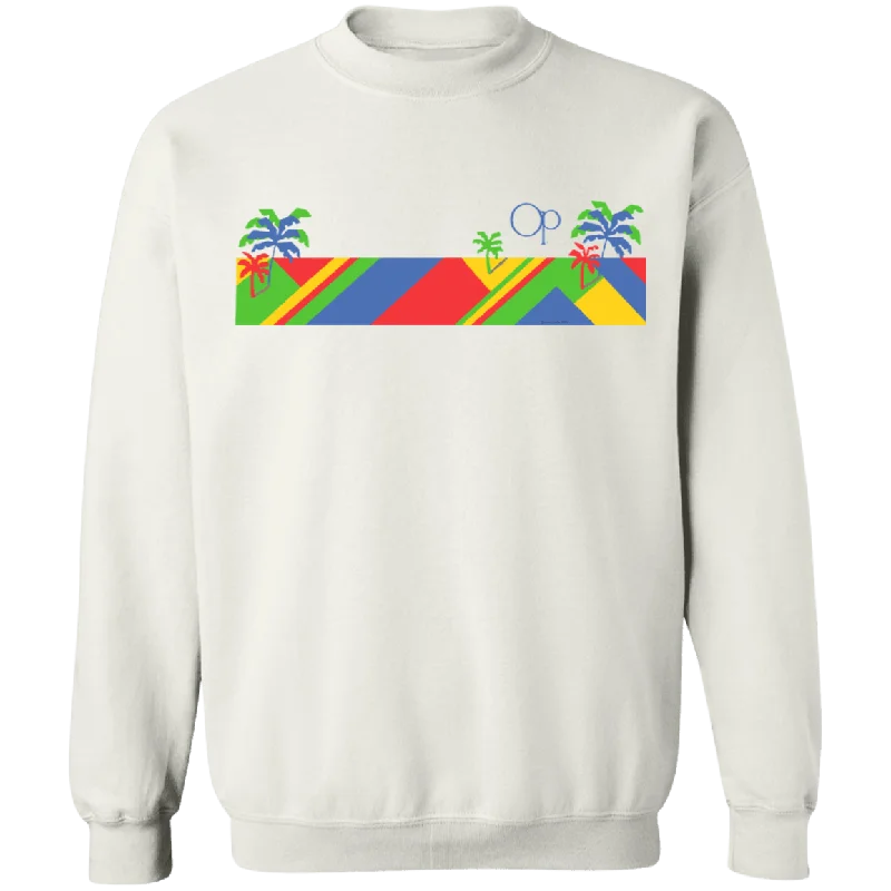 Color-block Color Bar Sweatshirt