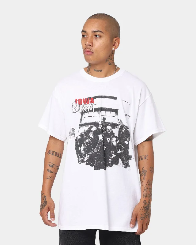 Slim-shouldered Slipknot Iowa Hectic T-Shirt White