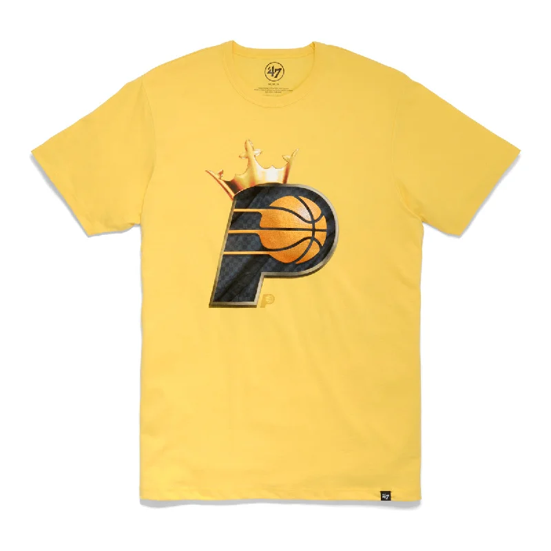 Textured Indiana Pacers Crown '47 Men's Franklin T-Shirt