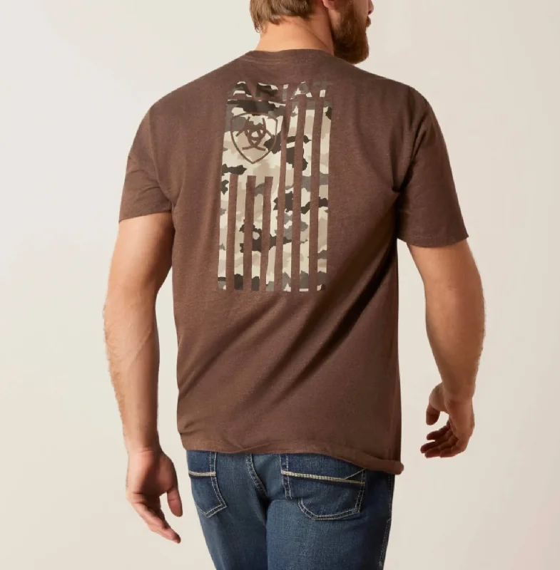 Italian Ariat Men’s Tonal Flag Tee