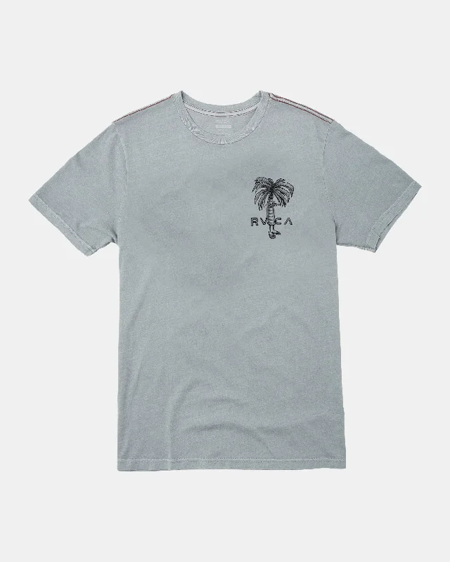 Business-casual Pommier Palms Tee - Monument