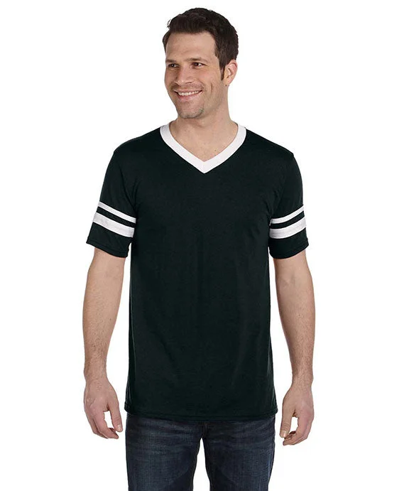 Monochromatic 360 - Augusta Sportswear Adult Sleeve Stripe Jersey T-Shirt