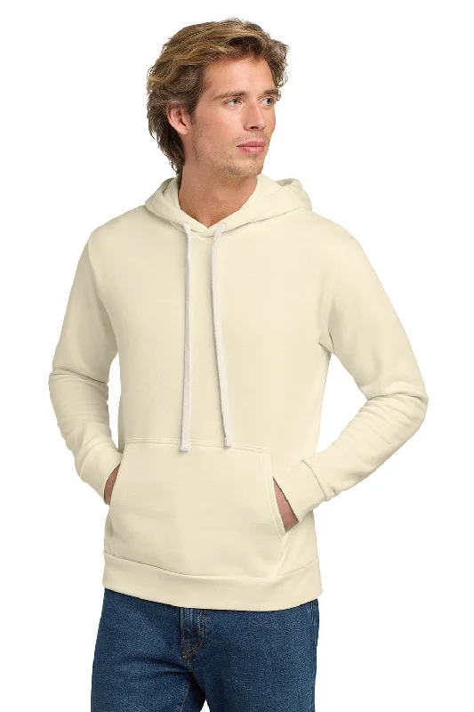 Oversized sweater Next Level Mens Fleece Hooded Sweatshirt Hoodie w/ Pouch Pocket - Natural