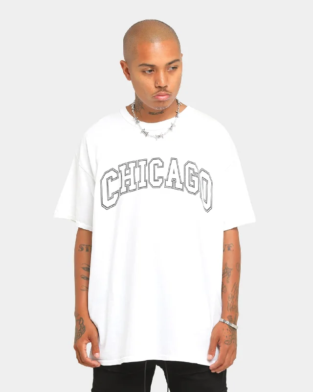 French Goat Crew Chicago UV Vintage T-Shirt White