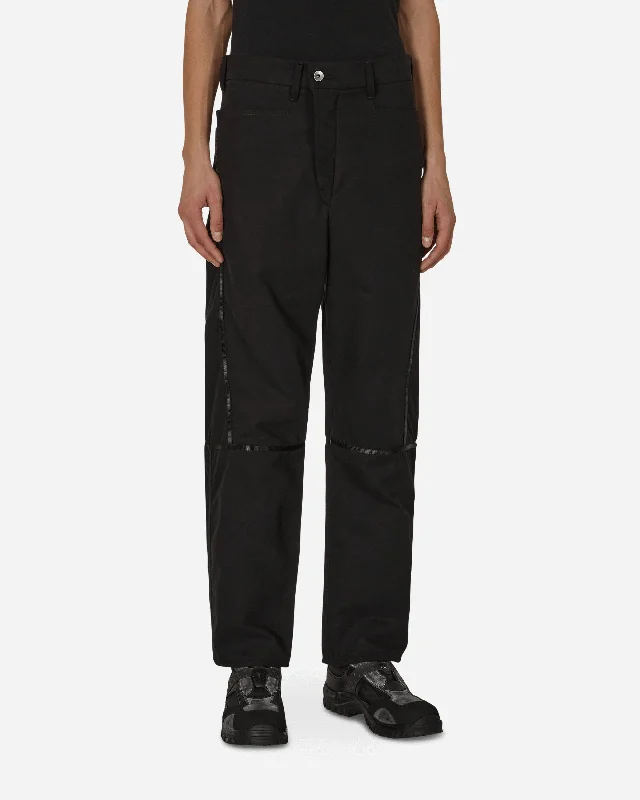 Palazzo pants Taped Trousers Black