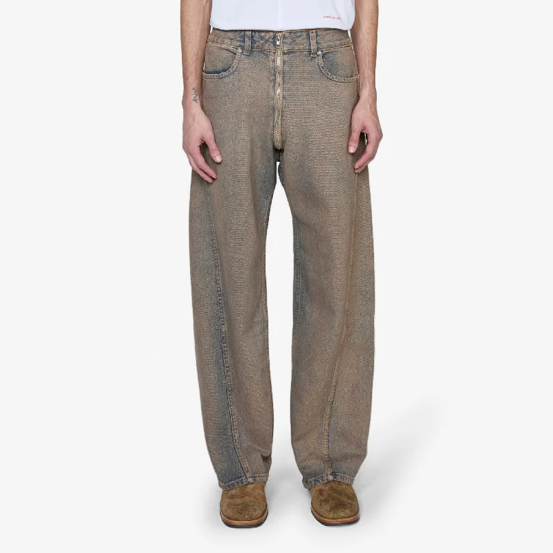 Zip-up pants Goodtime Jean Sand