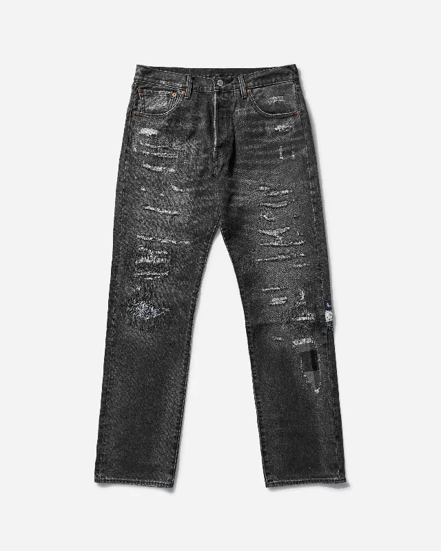 Crop pants Men's CLOT UNIONRAIL 501 Jeans Black Faded