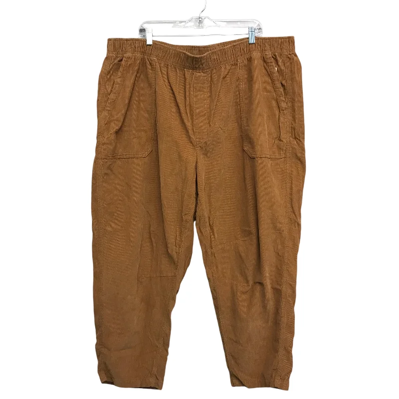 Relaxed fit Pants Corduroy By Old Navy In Tan, Size:22