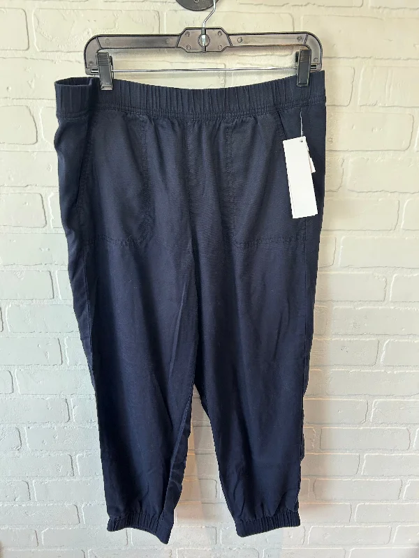 Wool-blend pants Pants Joggers By Talbots In Navy, Size: 12