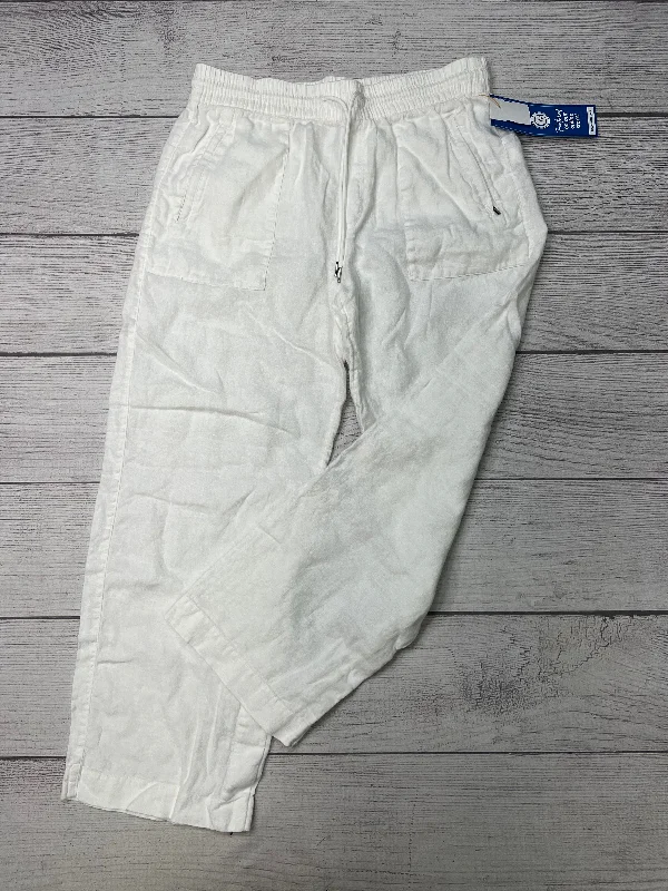 Sporty pants Pants Linen By Athleta In White, Size: M