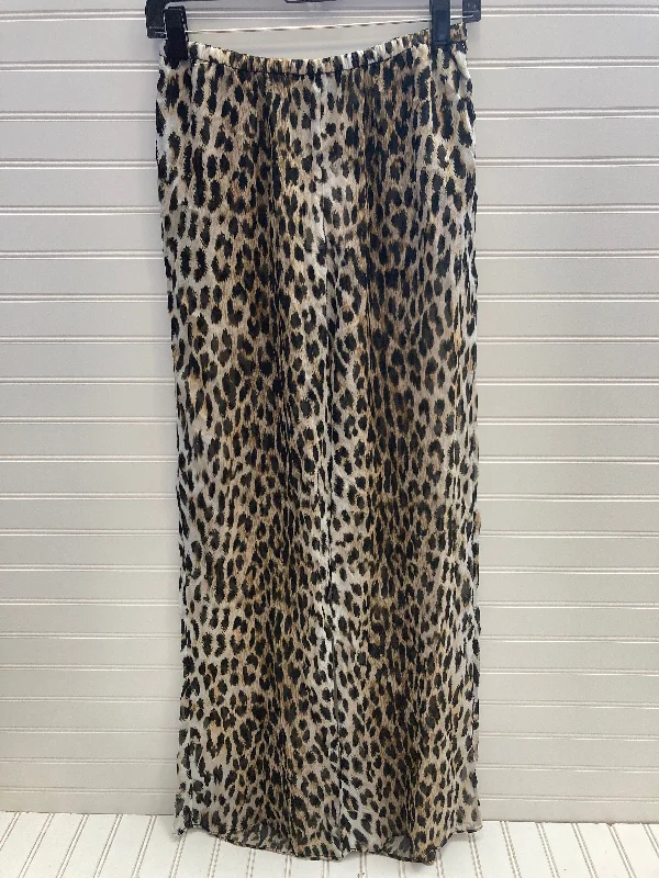 Fashionable pants Pants Other By Zara In Animal Print, Size: S