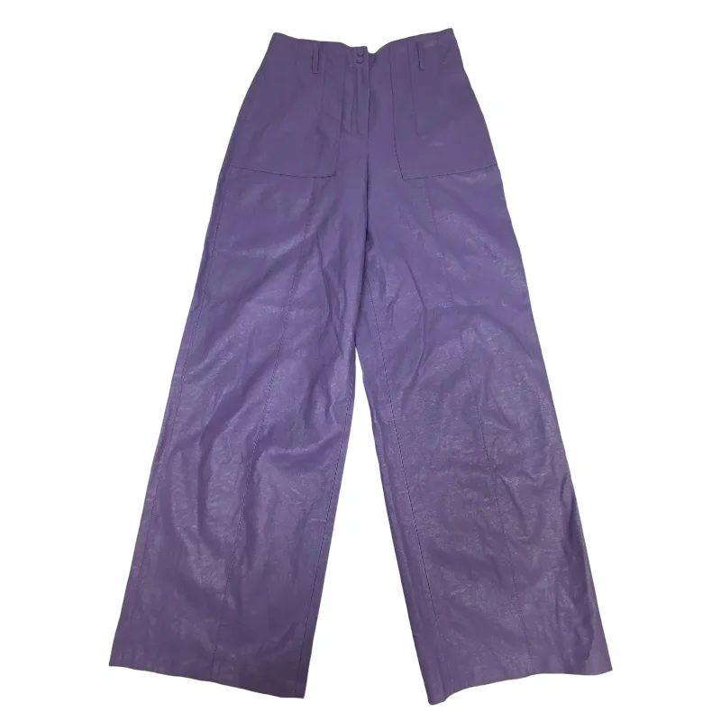 Loose fit Pants Wide Leg By Beatrice .b In Purple, Size: Xs