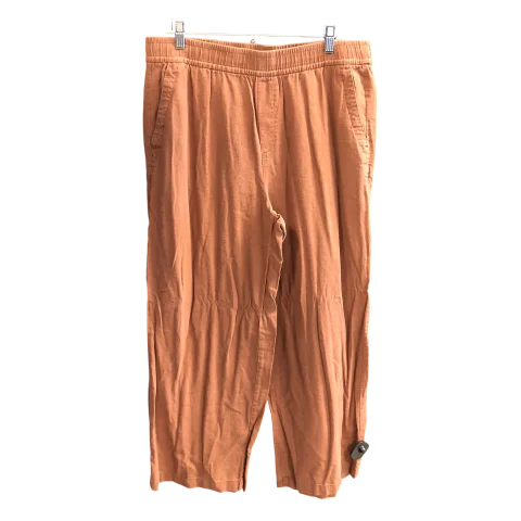 All-season pants Pants Wide Leg By Old Navy In Tan, Size: L