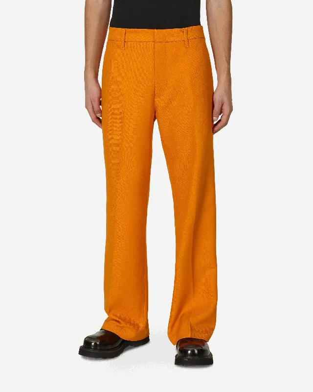 Basic pants Bootcut Trousers Orange