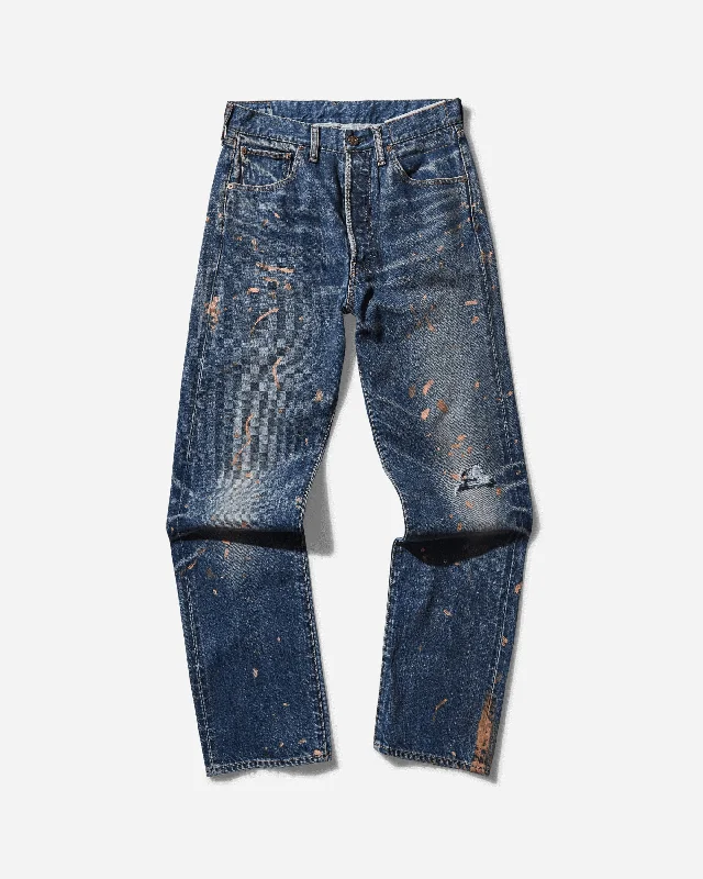 Soft fabric Men's Social Sculpture 01 Damaged-41 Jeans Blue