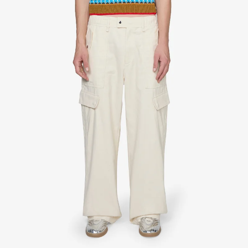 Relaxed pants Wales Bonner x Cargo Pant Wonder White