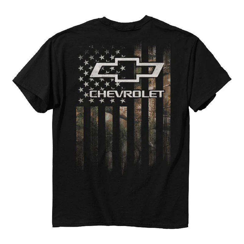 Short sleeve 3496 Chevy Camo Flag T-Shirt