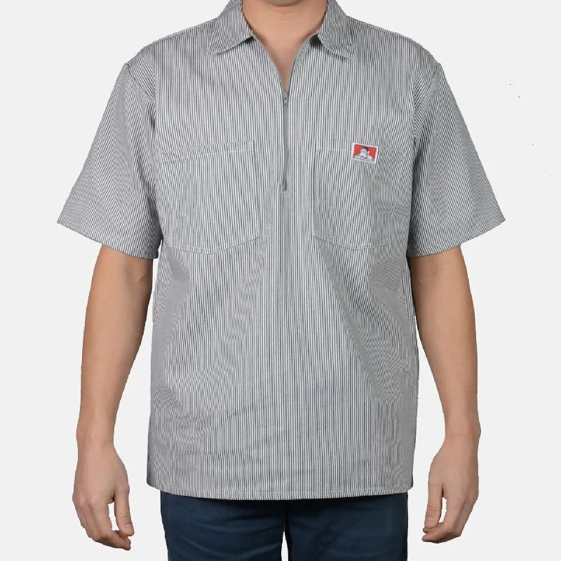 Casual button-up Ben Davis Men's Short Sleeve Work Shirt