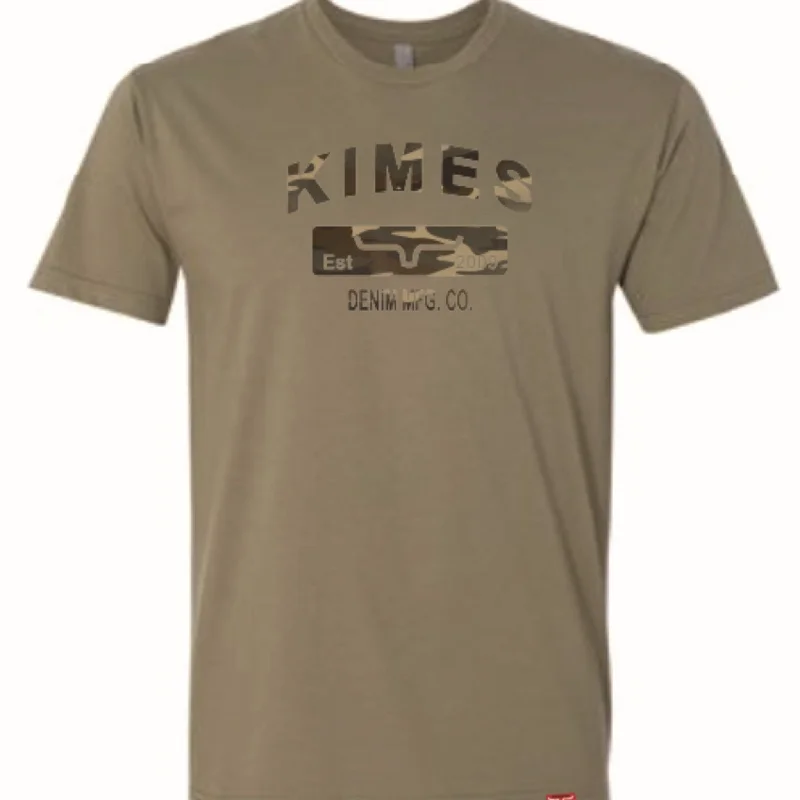 Embroidered shirt Kimes Ranch MFG CO T-Shirt in Light Olive